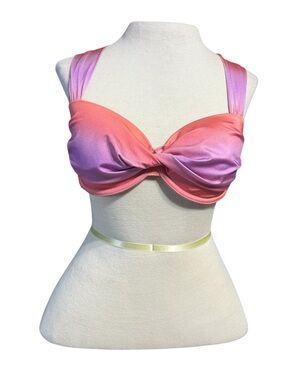 Victoria's Secret Swim Twist Balconette Bikini Top Twist-Front Ombre Bralette